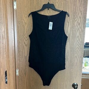 Torrid Elegant Black Lace Bodysuit